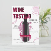 Bordeaux und Gold Weinverkostung Brautparty (Stehend Vorderseite)