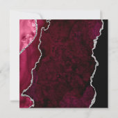 Bordeaux- und Silber-Agriturin-Probe Einladung (Rückseite)