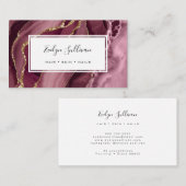 Bordeaux Visitenkarte (Vorne/Hinten)