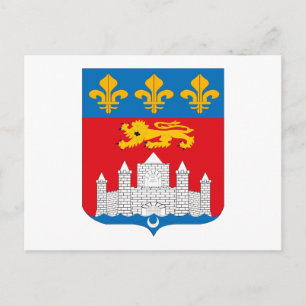 Bordeaux-Wappen Postkarte