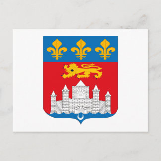 Bordeaux-Wappen Postkarte