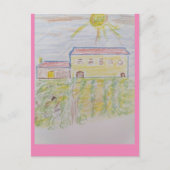 Bordeaux Weinkeller Postkarte (Vorderseite)