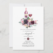 Bordeaux Weinkultur und Erde Einladung (Vorderseite)