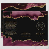 Bordeauxbroschüre (Vorne/Hinten)