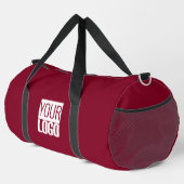 bordeauxfarben - Logo hinzufügen Duffle Bag (Rechte Ecke)