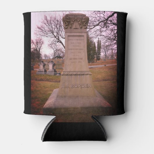 Borden Monument, Fall River, MA - A.J. Borden Dosenkühler (Vorderseite)