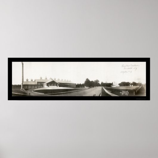 Bordens Milk Factory Foto 1910 Poster (Vorne)