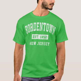 Bordentown New Jersey NJ Vintage Sport Etablisseme T-Shirt
