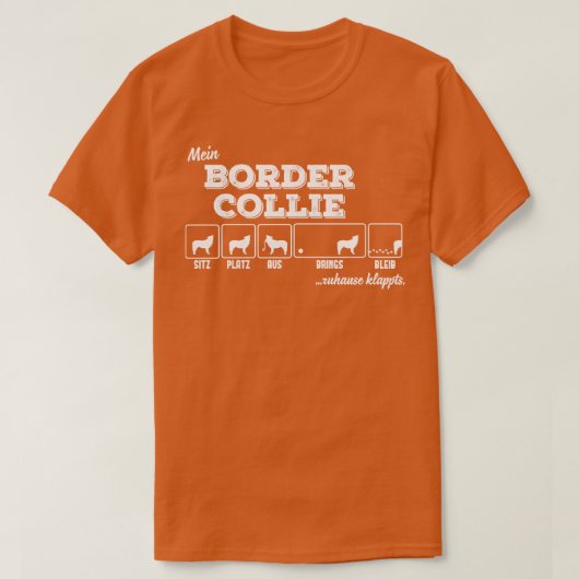 Border Collie 2 T-Shirt (Design vorne)