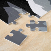 Border Collie Abstrakt Dog Puzzle (Seite)