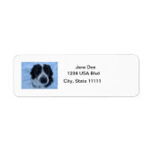 Border Collie Address Labels (Vorne)