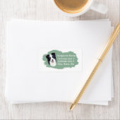 Border Collie Address Labels Adressaufkleber (Insitu)