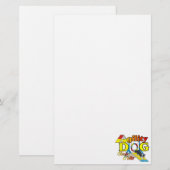Border Collie Agility Briefpapier (Vorne/Hinten)