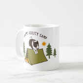 Border Collie Agility Dog Custom Canine Cartoon Kaffeetasse (Vorderseite Links)