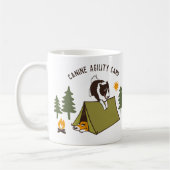 Border Collie Agility Dog Custom Canine Cartoon Kaffeetasse (Links)