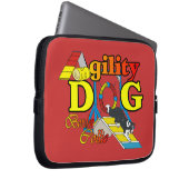 Border Collie Agility Laptopschutzhülle (Vorne Rechts)