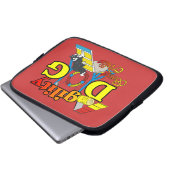 Border Collie Agility Laptopschutzhülle (Vorne Knopf)
