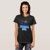 Border Collie als Gott des Donners und des Blitzes T-Shirt (Vorne ganz)