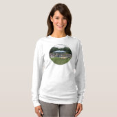 Border Collie am Arbeitsplatz T-Shirt (Vorne ganz)