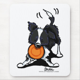 Border-Collie am Spiel Mousepad