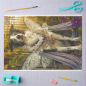 Border Collie Angel Celestial Decoupage Seidenpapier (Basteln)