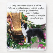 Border Collie Art Geschenke Mousepad (Vorne)