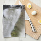 Border Collie Art Geschirrtuch (Viertel Falte)