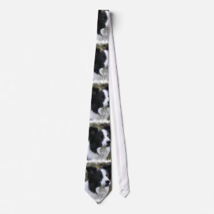 Border Collie Art Krawatte