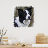 Border Collie Art Poster (Küche)