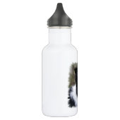 Border Collie Art Trinkflasche (Links)