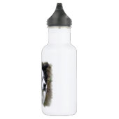 Border Collie Art Trinkflasche (Rechts)