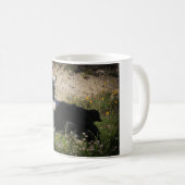Border Collie Australian Shepherd Mix Kaffeetasse (VorderseiteRechts)