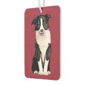 Border Collie Autolufterfrischer (Links)