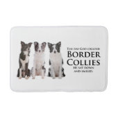 Border-Collie-Bad-Matte Badematte (Vorderseite)
