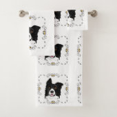 Border Collie Badhandtuch Set (Insitu)