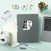 Border Collie Ball Ist Leben Aufkleber (iPad Hülle)