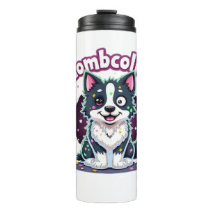 Border Collie BC Zombie Dog Halloween Essential T- Thermosbecher