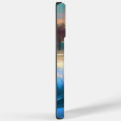 Border Collie Beach Surf Malerei Case-Mate iPhone Hülle (Rückseite / Rechts)