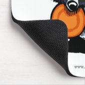 Border Collie beim Spielen Mousepad (Ecke)