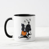 Border Collie beim Spielen Tasse (Links)