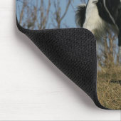 Border-Collie-Bein angehoben Mousepad (Ecke)