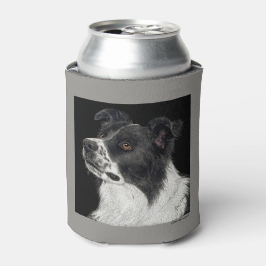 Border Collie - "Ben" Dosenkühler (Kanne Vorderseite)