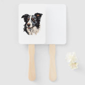 Border Collie Berühmtes Design - Smartest Fächer (Vorne und Hinten)