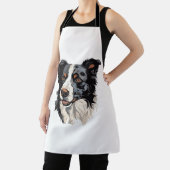 Border Collie Berühmtes Design - Smartest Schürze (InSitu)