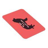 Border Collie BESTE FREUNDIN Magnet (Rechte Seite)