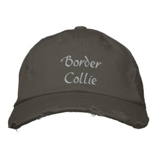 Border Collie bestickte Baseballkappe