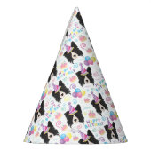 Border Collie Birthday Party Hat White Partyhütchen (Links)
