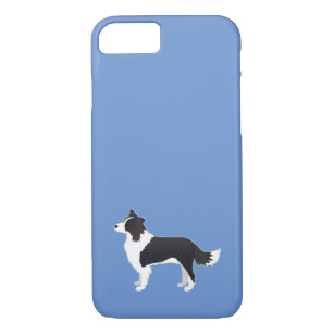 Border Collie Black Dog Breed Side View Silhouette Case-Mate iPhone Hülle