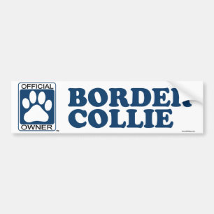 Border-Collie-Blau Autoaufkleber