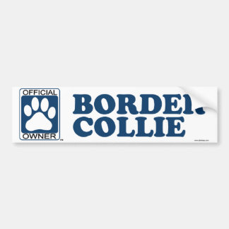 Border-Collie-Blau Autoaufkleber